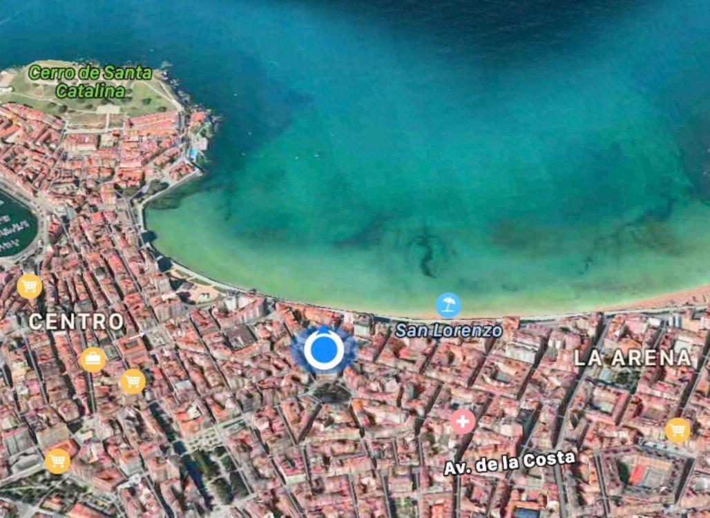 Atico Marques Vistas Al Mar - Garaje Opcional Apartment Gijon Ngoại thất bức ảnh