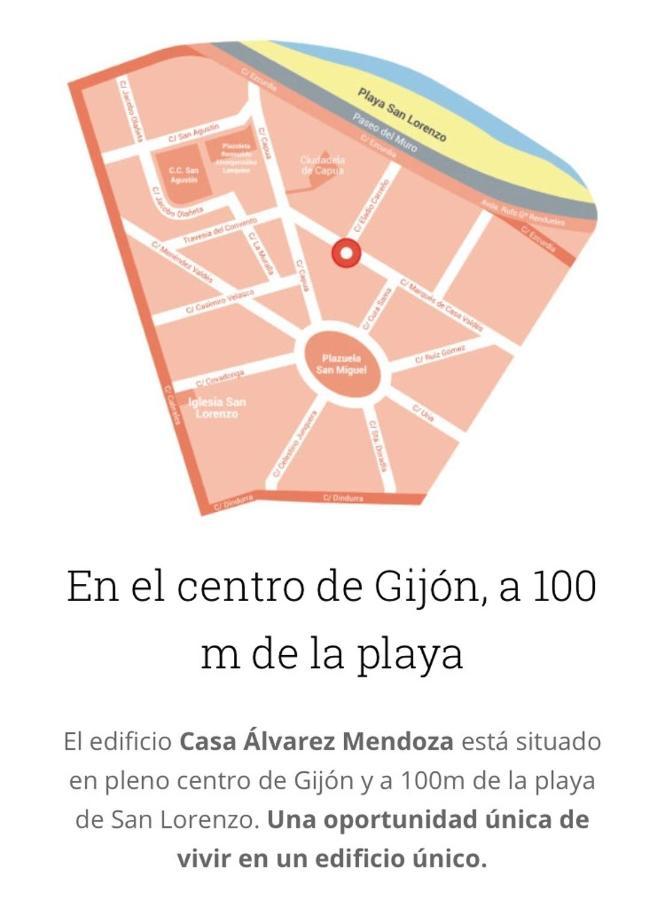 Atico Marques Vistas Al Mar - Garaje Opcional Apartment Gijon Ngoại thất bức ảnh